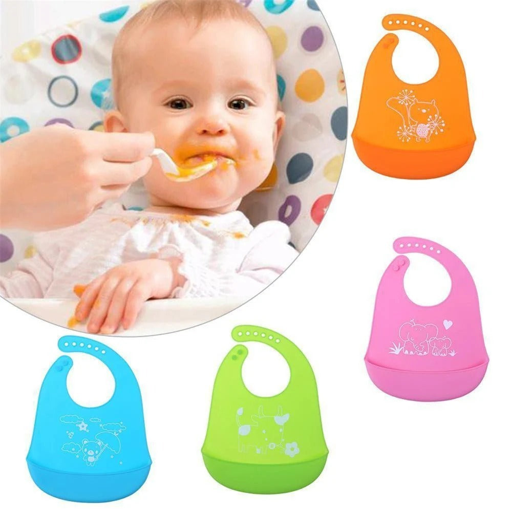 Babero De Silicona Impermeable